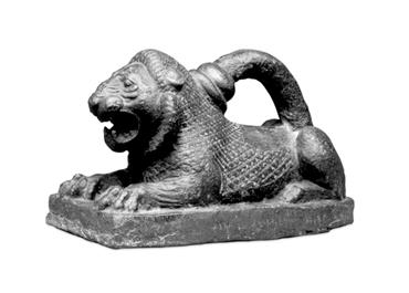 Бронзовый лев — гиря Древнего Абидоса фото