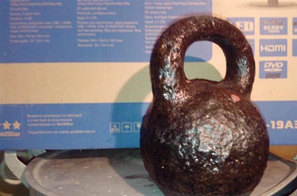 Старинная гирька фото